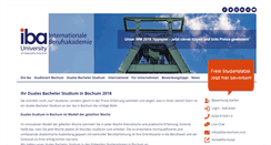 Desktop Screenshot of iba-bochum.com