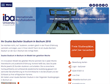 Tablet Screenshot of iba-bochum.com